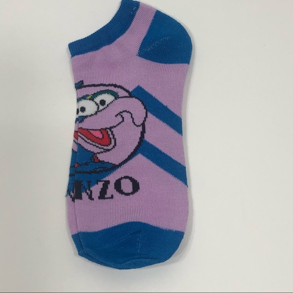 THE MUPPETS “Gonzo” Footie Socks Sz. 5-10 NEW - Picture 7 of 7